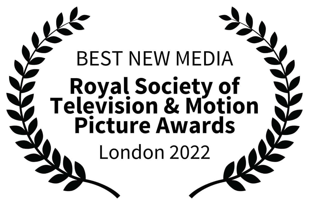 Missy Jubilee The Future Sex Love Art Projekt BEST NEW MEDIA Royal Society of Television Motion Picture Awards London 2022