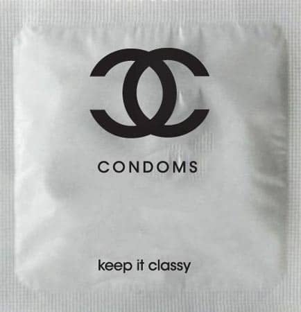 Corporate logo Missy Jubilee The Future Sex Love Art Projekt Keep it classy condoms
