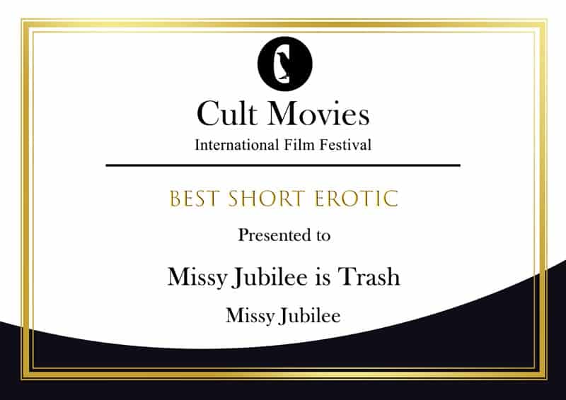 Missy Jubilee_The Future Sex Love Art Projekt_Cult Movies International Film Festival Best Erotic Short Los Angeles 2023